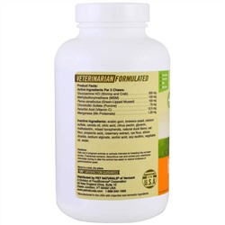 Pet Naturals of Vermont, Мышцы и суставы, для собак и кошек, 160 жевательных таблеток