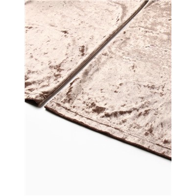 Брюки домашние женские KAFTAN Velvet, размер 44-46, кофейные