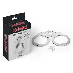 Металлические наручники Luv Punish Cuffs