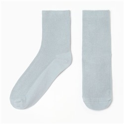 Носки женские KAFTAN Base, размер 36-39 (23-25 см), серо-голубые