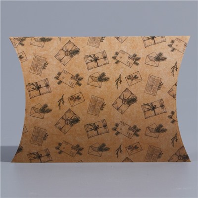 Коробка подарочная новогодняя складная «С Новым годом», 11×8×2 см