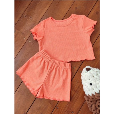 Костюм Пружинка короткий 33056 (Оранжевый)