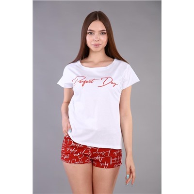 Пижама "Виртуоз" (Кирпичный)