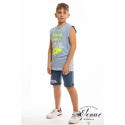 Костюм (майка+шорты). М223016Па.