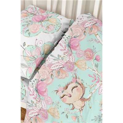 КПБ детск. поплин Juno (40х60) рис. 16711-1/16712-1 Owls family