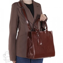 Сумка женская кожаная 6609NN brown Natale Navetta