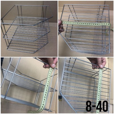 Подставка для посуды 3-х уровневая 25*25*20см