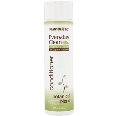 NutriBiotic, Everyday Clean, кондиционер, смесь растительных ингредиентов, 296 мл (10 жидк. унций)