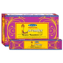 SATYA Ароматические палочки Natural Lavender 15г.*12уп