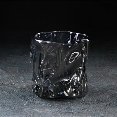 Стакан Magistro IceBar. Black, 250 мл, стекло, серый