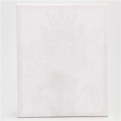 Картина по номерам на холсте с подрамником «Кот с ангелами» 40×50 см