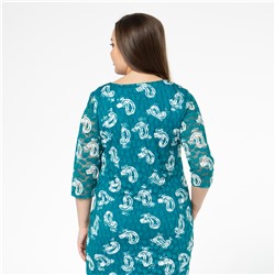 Платье, трикотаж, зеленый