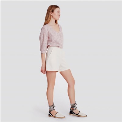 Шорты женские MINAKU: Enjoy, молочные, размер 52