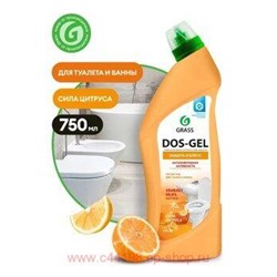 DOS GEL Гель чистящий дезинфицирующий Сила цитрусов 750 мл