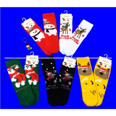 MORRAH носки подарочные НОРКА КАШЕМИР НОВОГОДНИЕ арт. 2653