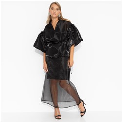 Костюм с юбкой из органзы, Очарование момента (2 в 1, с поясом)