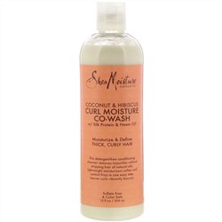 SheaMoisture, шампунь Curl Moisture Co-Wash, кокос и гибискус, 354 мл (12 жидк. унций)