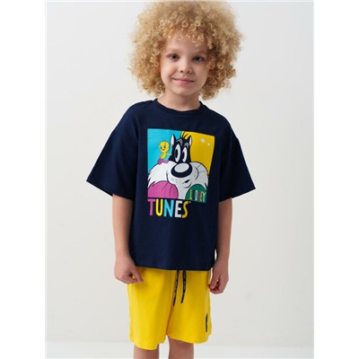 Комплект трикотажный для мальчиков: фуфайка (футболка), шорты