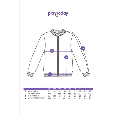 Толстовка PLAYTODAY, 1223138