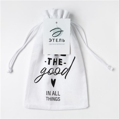 Набор подарочный «Этель» Hello spring: полотенце, лопатка, текстильный мешочек