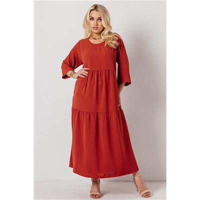 Платье  5872/127/Терракотовый