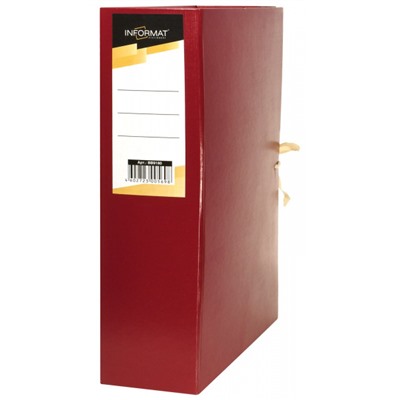 Короб архивный бумвинил  80мм с завязками собранный ассорти BB9180 inФОРМАТ