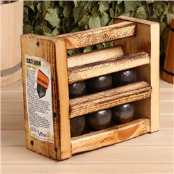 Камни для бани и сауны, чугунные, 6 кг