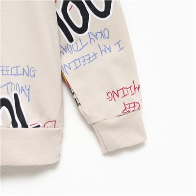 Костюм детский (толстовка, брюки) KAFTAN Graffiti, размер 32 (110-116 см)