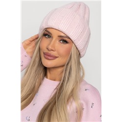 Шапка двухслойная Зимние деньки (нежно-розовая) Ш22-4М