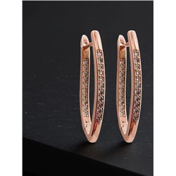 Серьги "Милесса с цирконами"