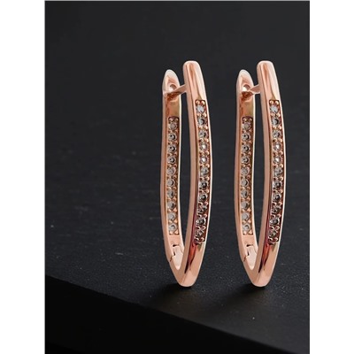 Серьги "Милесса с цирконами"