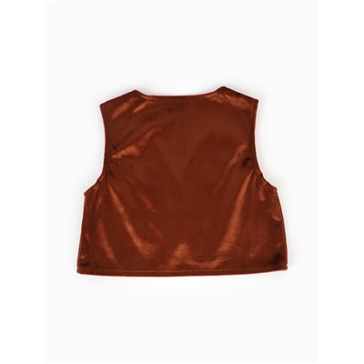 Карнавальный костюм «Медведь Потапик», жилет, шорты, шапка, размер 110-56