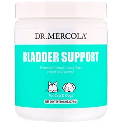 Dr. Mercola, поддержка мочевого пузыря для кошек и собак, 270 г (9,5 унции)