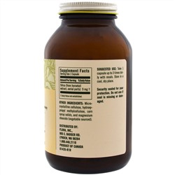 Flora, FloraSil, диоксид кремния растительного происхождения для естественной красоты, 180 вегетарианских капсул