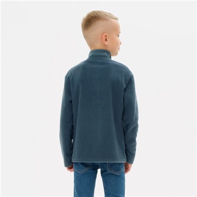 Джемпер флисовый детский MINAKU, тёмно-серый, размер 98 см