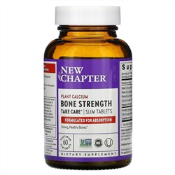 New Chapter, Bone Strength Take Care, 60 Vegetarian Slim Tablets