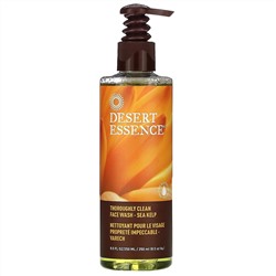 Desert Essence, Очищающий гель для умывания, тщательная очистка, морские водоросли, 8,5 ж. унц. (250 мл)