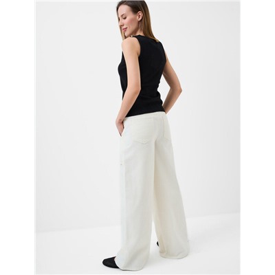 Брюки текстильные джинсовые для женщин