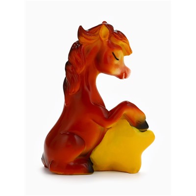Фигурка новогодняя «Лошадка со звездой» полистоун 9 см
