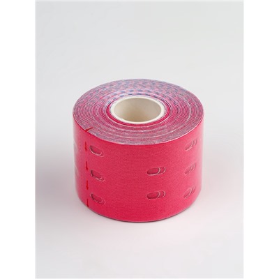 Кинезио - тейп, с перфорацией, 5 см × 5 м, розовый