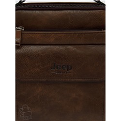 Сумка мужская 8805-2 brown Jeep в Новосибирске