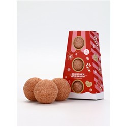 Бомбочки для ванны, аромат пряное какао, набор 3 шт. × 40 г, URAL LAB