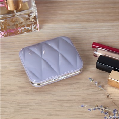 Зеркало карманное 6х8 см / B-11 /уп 12/288/ пластик