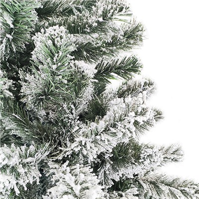 Ель искусственная "Вьюга" зеленая заснеженная 1,5 м