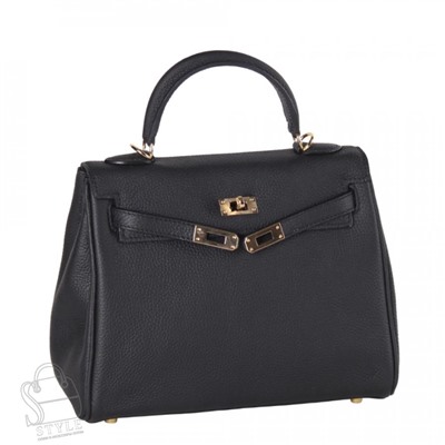 Сумка женская кожаная 28KLVG black Vitelli Grassi