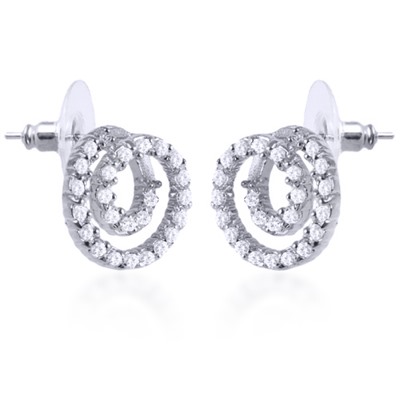 Акц -12% Серьги-пуссеты на гвоздиках арт. GL E-85743 (id 184240)