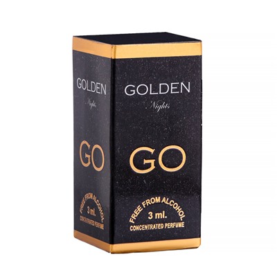 Духи масляные женские Golden Go, 3 мл