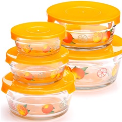 26866-2 Салатницы д/мик цв/кр 10пр ОРАНЖ LR (х12)