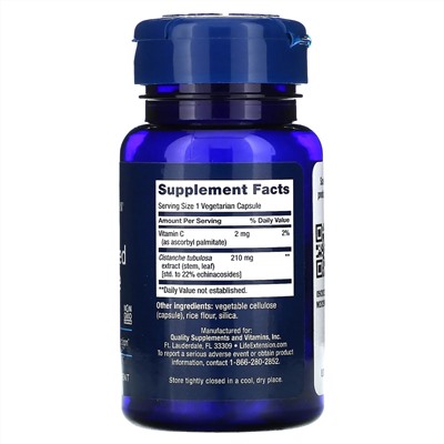 Life Extension, Standardized Cistanche, 30 Vegetarian Capsules