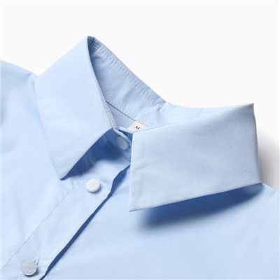 Рубашка женская MINAKU: Casual Collection, размер 44, голубая